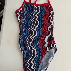 Arena Zigzag Pattern Swimsuit